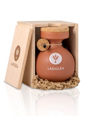 Otet balsamic cu bergamota - Edție de Lux - Olivieră din Ceramică Lucrată Manual cutie lemn